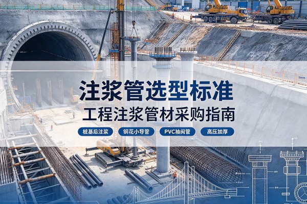阿坝注浆管选型标准