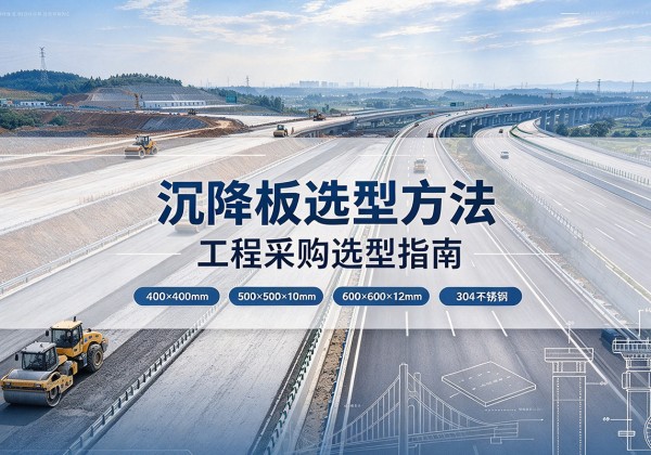 阿坝沉降板选择方法